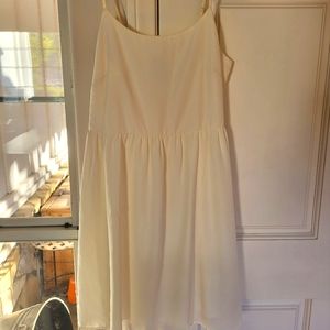 Simple Soft White Dress